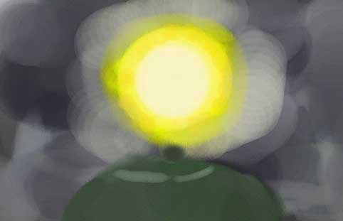 ガスランタン イラスト