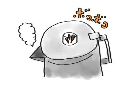 パーコレーター イラスト