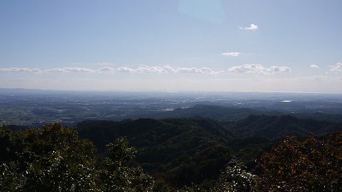 猿投山展望台からの景色