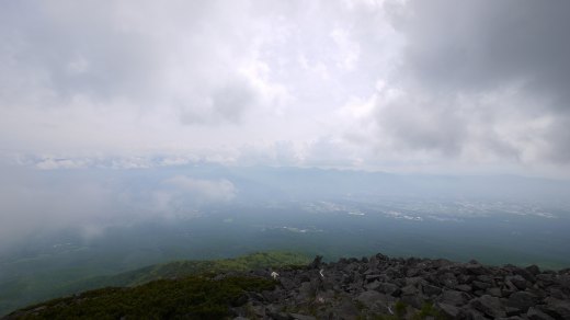 編笠山山頂からの眺め