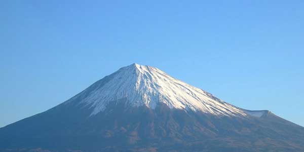 富士山と宝永山