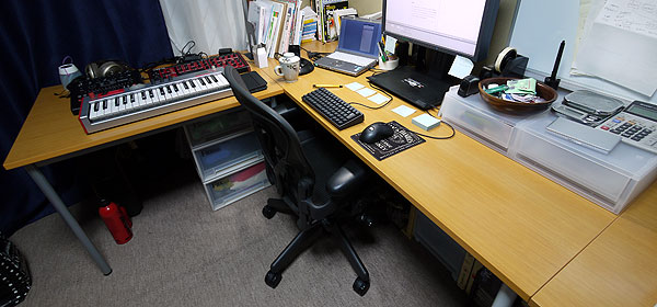 オフィス、Soho用デスクの設置例