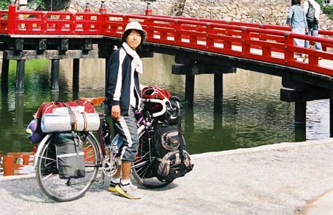 旅の自転車