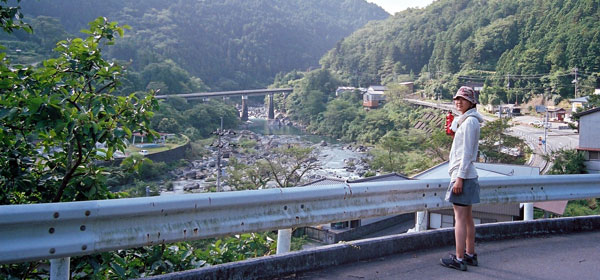 道の駅「大杉」あたりから