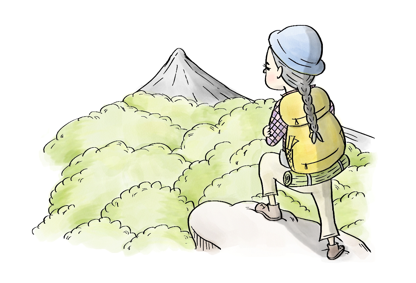 フリーで使えるイラスト集 初心者のための登山とキャンプ入門