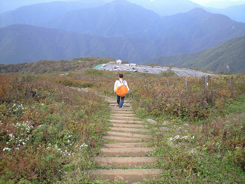 伊吹山山頂にて