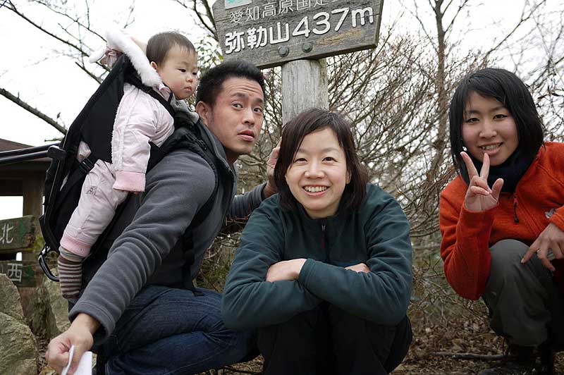 弥勒山山頂にて