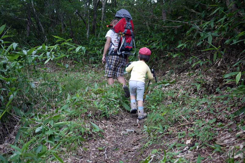 富士見台の登山道の様子