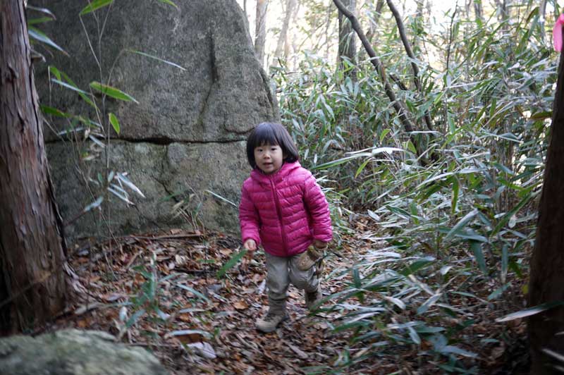 二ツ森山登山道の様子2