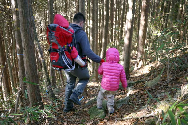 二ツ森山登山 下山