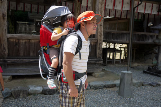 キッドコンフォートⅡと2歳の子供