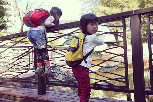 子供と岐阜県の金華山登山