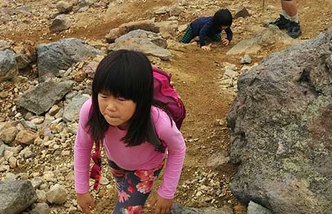 7歳+4歳 大雪山「旭岳」 登山