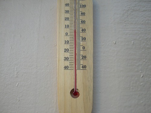 ラバンラタレストハウスの温度計