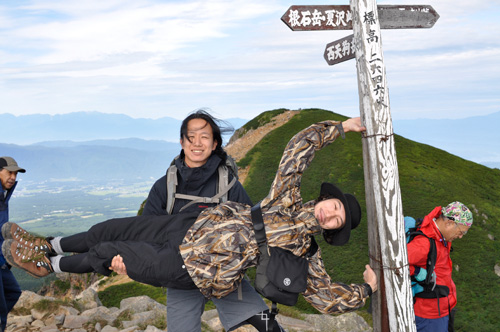 東天狗岳の山頂