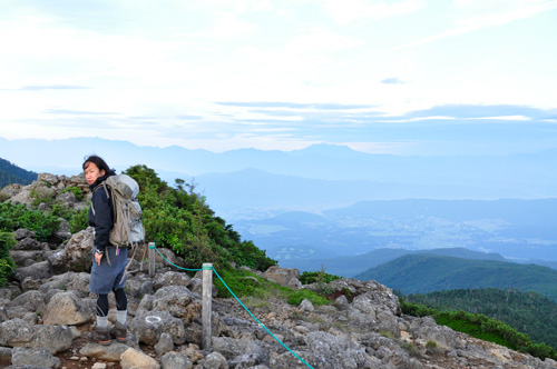 天狗岳への登山道