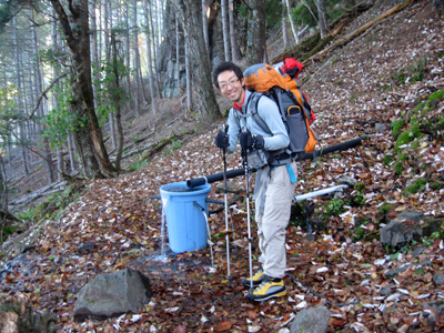 富士見平小屋の水場