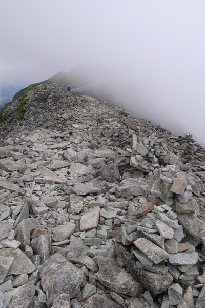 賽の河原的な登山道