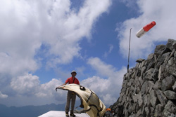 穂高岳山荘テン場