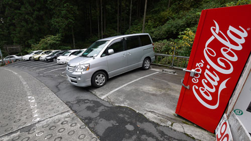 御岳山の駐車場