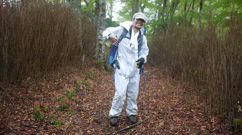 ヨモギ尾根　奥後山付近