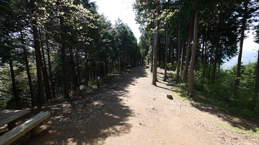 石老山の山頂の様子