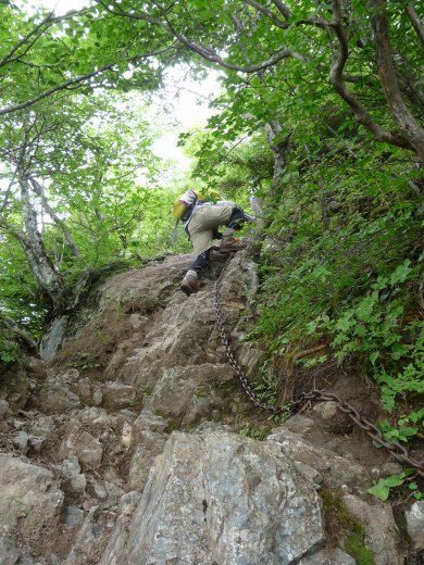 両神山　東岳への登り５