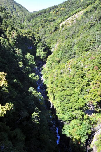 岩頭滝見台からの眺め 