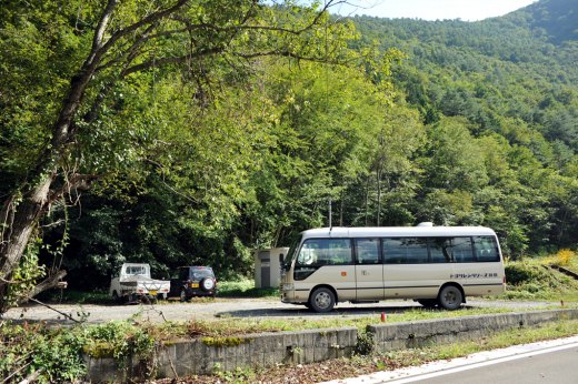 井川観光協会の登山者無料送迎バス