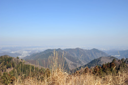 景信山から見る東京