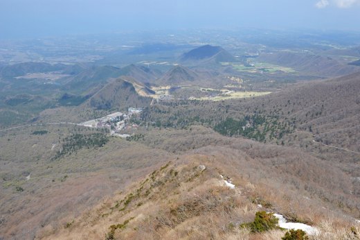 大山から日本海の眺め