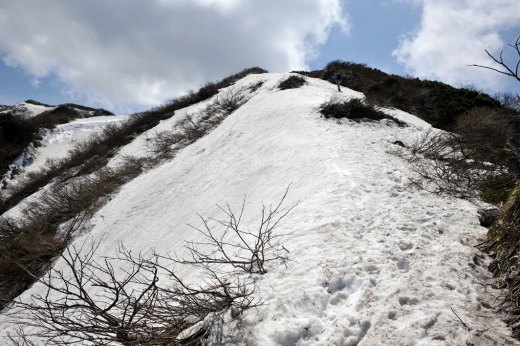 大山の残雪2