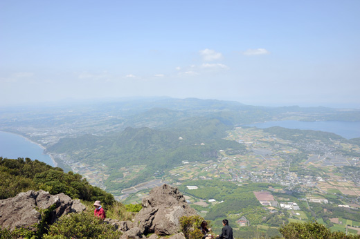 開聞岳の山頂