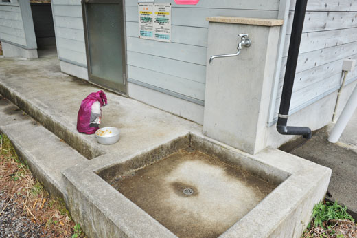 尾平駐車場のトイレ