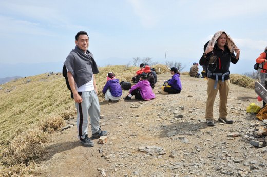 次郎笈の山頂