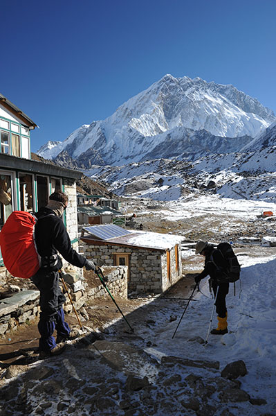 ネパール　ロブチェの風景
