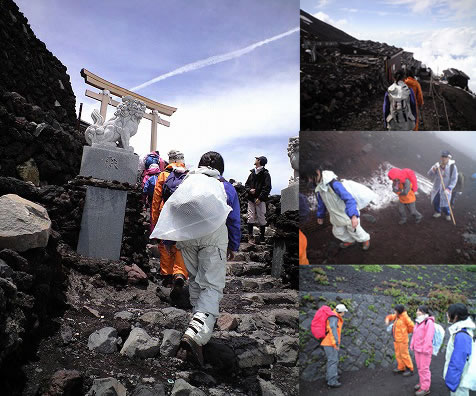 2009年7月の富士登頂