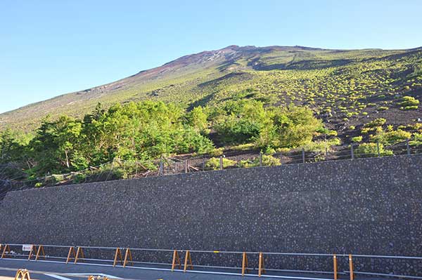 富士宮口五合目からの富士山の眺め