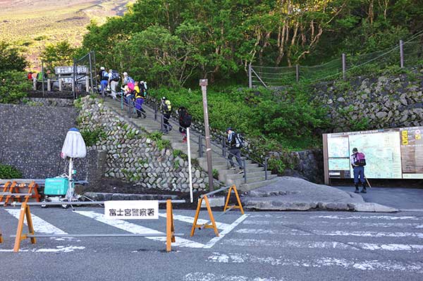 富士宮ルート登山口