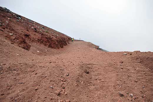 富士山 吉田ルートの下山道