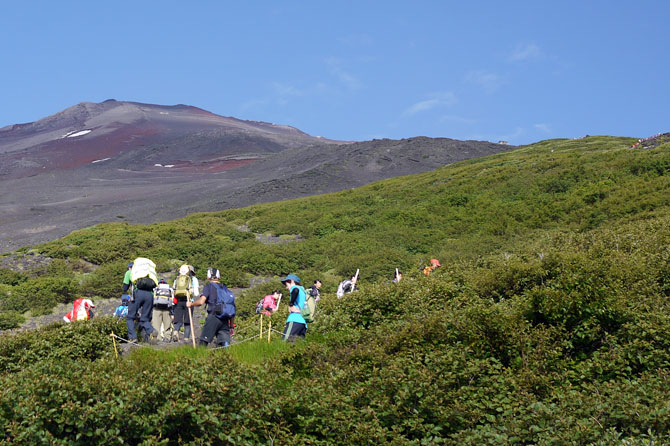 Mt.fuji view from Daibosatsu Touge