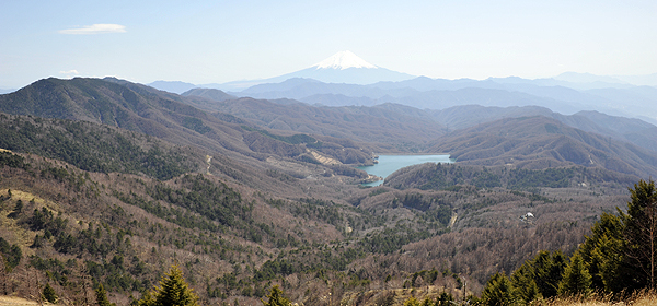 Mt.fuji view from Daibosatsu Touge