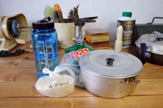 登山でご飯を炊くのに必要な道具