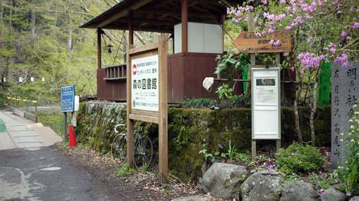 日陰沢登山道の入り口