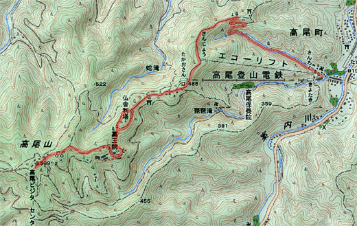 自然研究路路1号路の地図