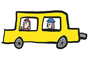 マイカー イラスト